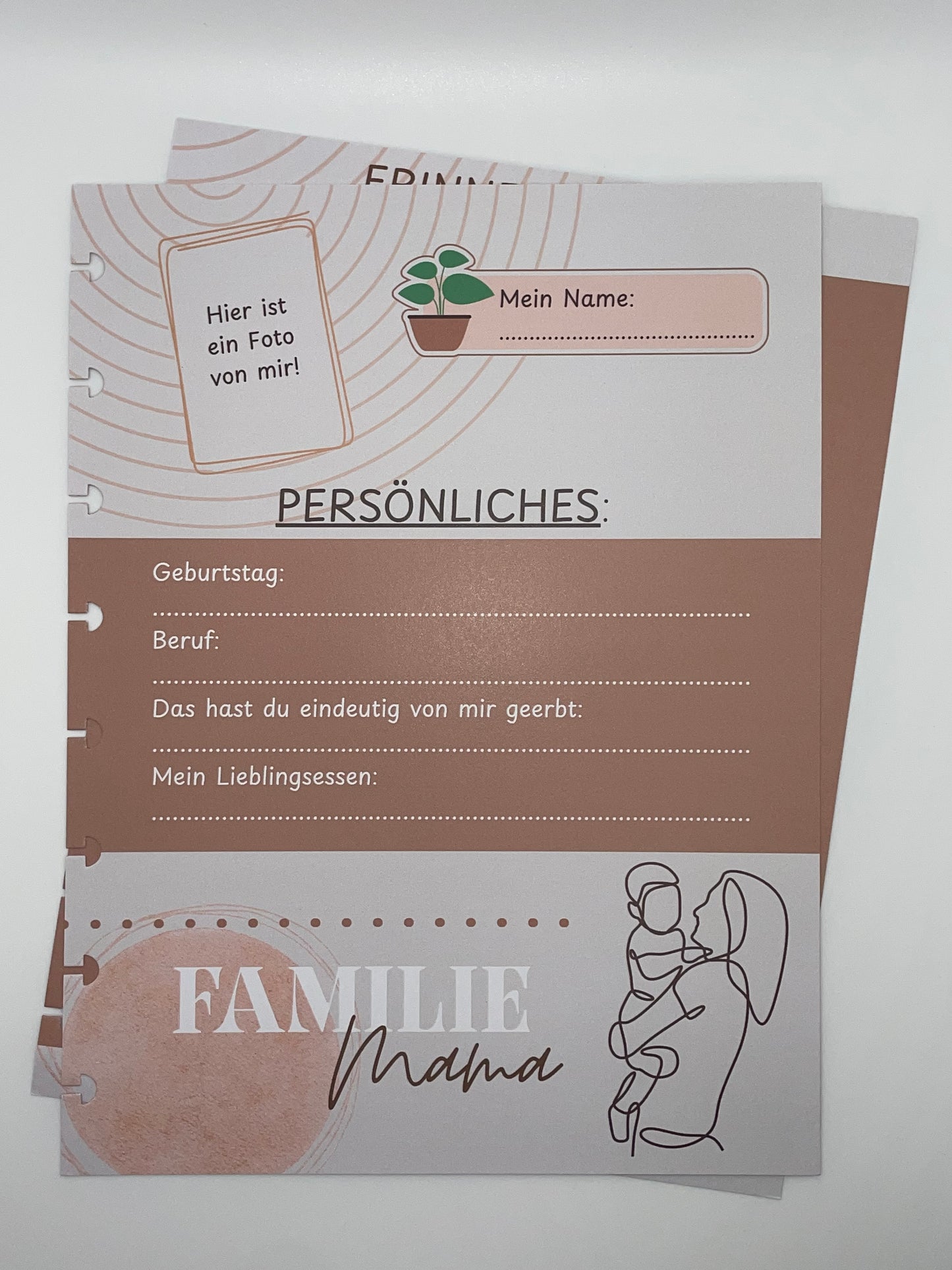 Familien-Bundle (Sohn) | Freundebuchseiten